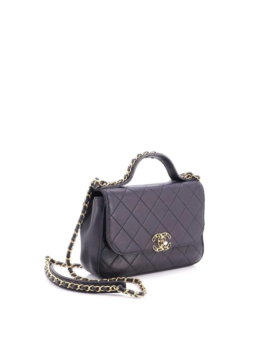 Chanel Chain Infinity Top Handle Bag #281357C38B